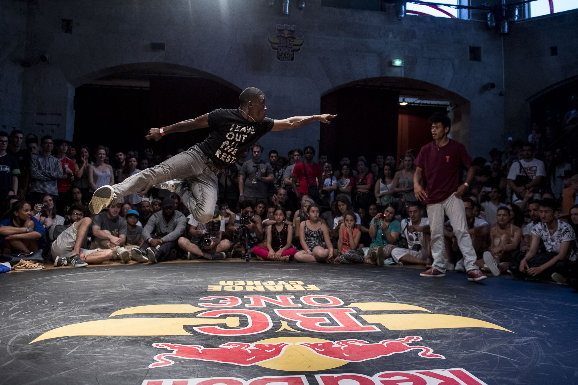 Artson competes at the WIP Villette during the Red Bull BC One France Cypher Final in Paris, France on July 10th 2016.