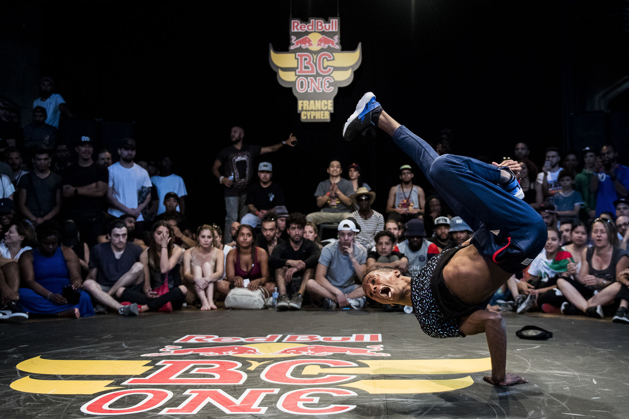 Niggaz competes at the WIP Villette during the Red Bull BC One France Cypher Final in Paris, France on July 10th 2016.