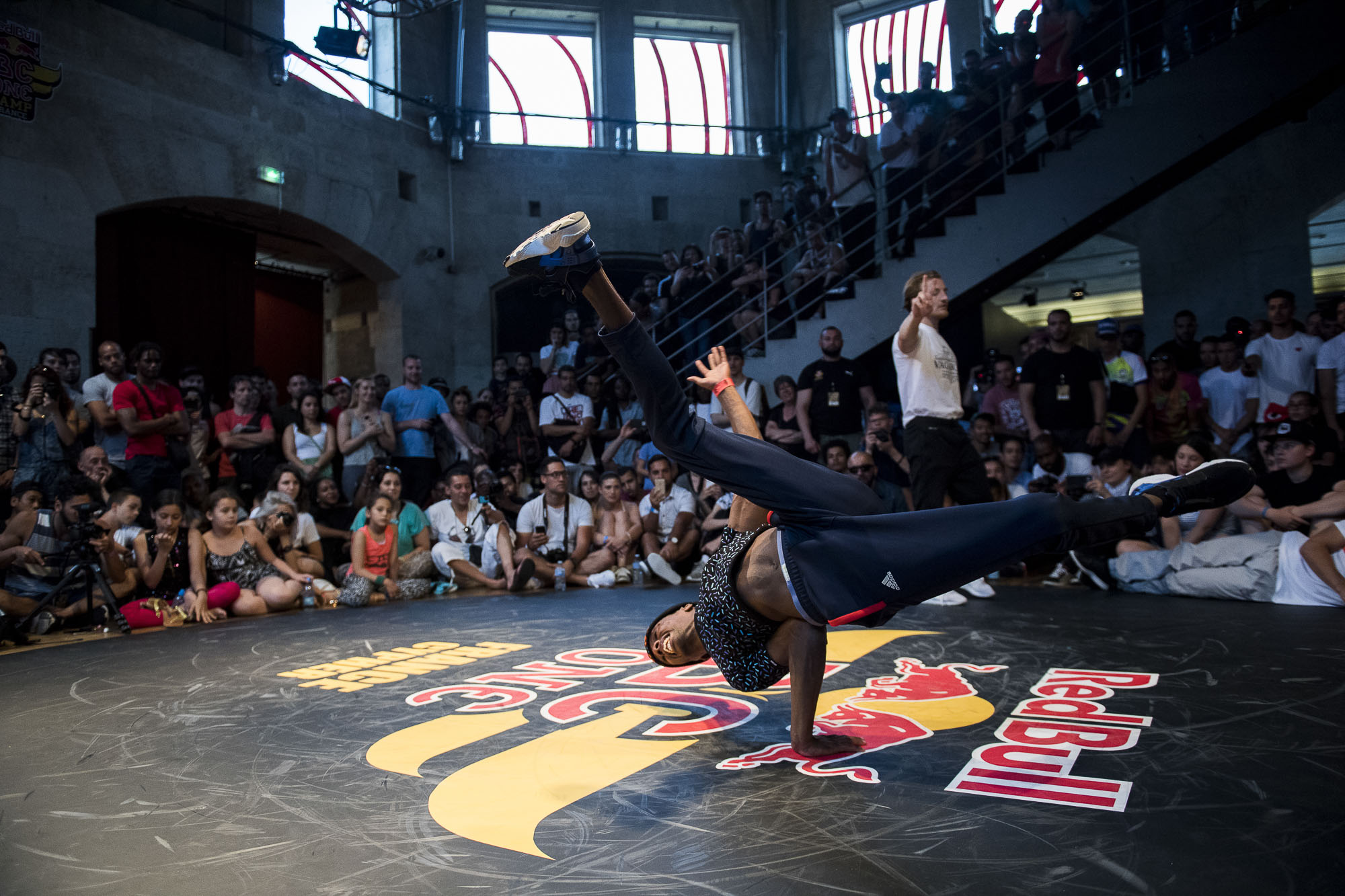 Niggaz competes at the WIP Villette during the Red Bull BC One France Cypher Final in Paris, France on July 10th 2016.